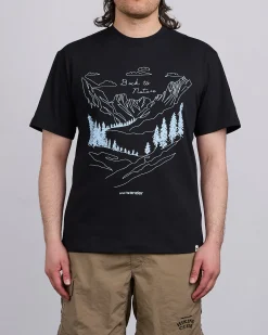 New and wander Back to Nature T-Shirt Black