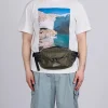 Discount and wander 3D Mesh Waist Bag Khaki