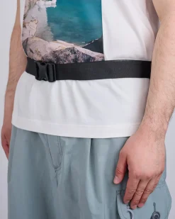 Fashion and wander 3D Mesh Waist Bag Black