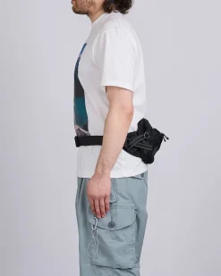 Fashion and wander 3D Mesh Waist Bag Black