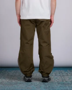 Best and wander High Count Side Zip Hem Pant Dark Khaki