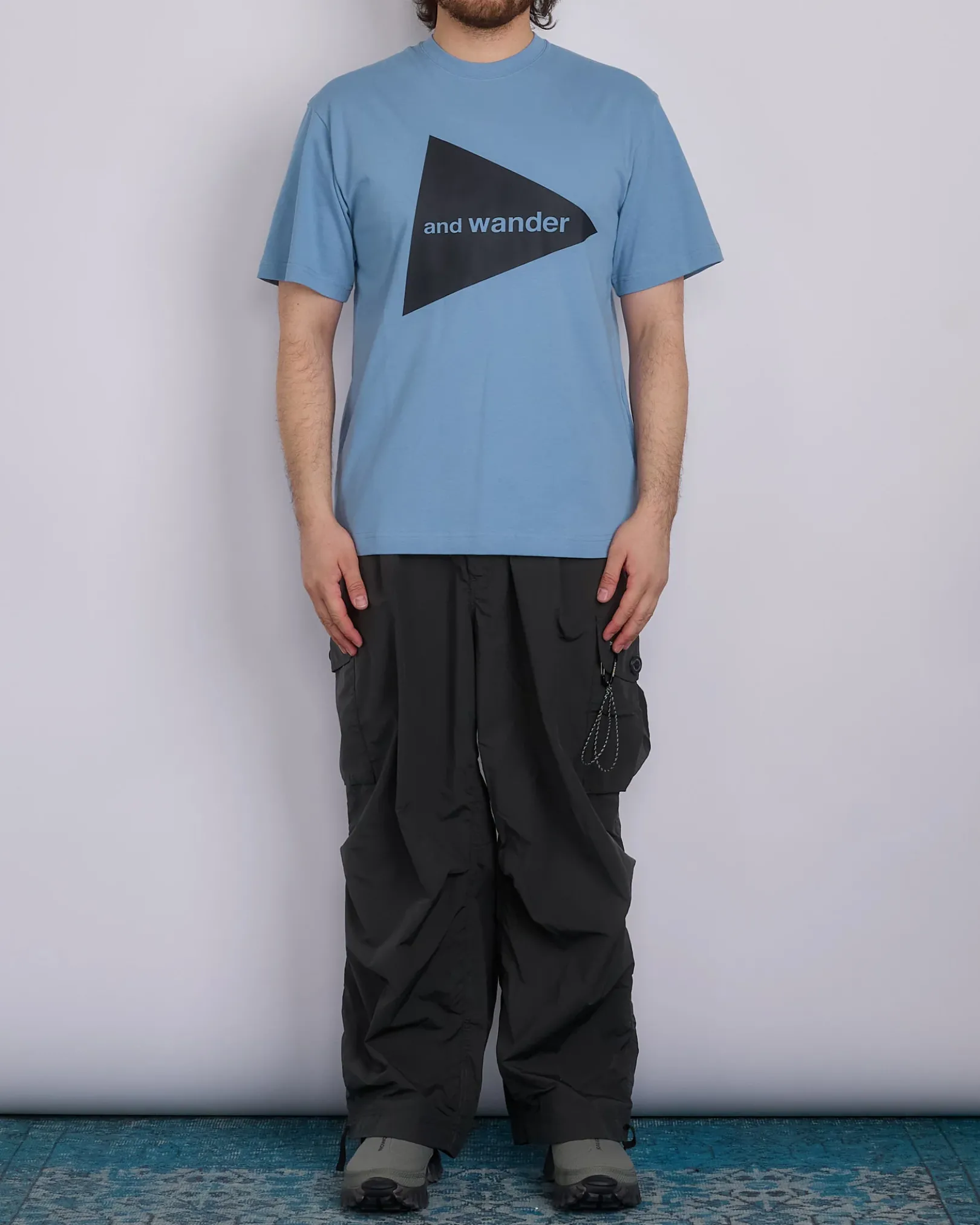 Fashion and wander Log T-Shirt Light Blue
