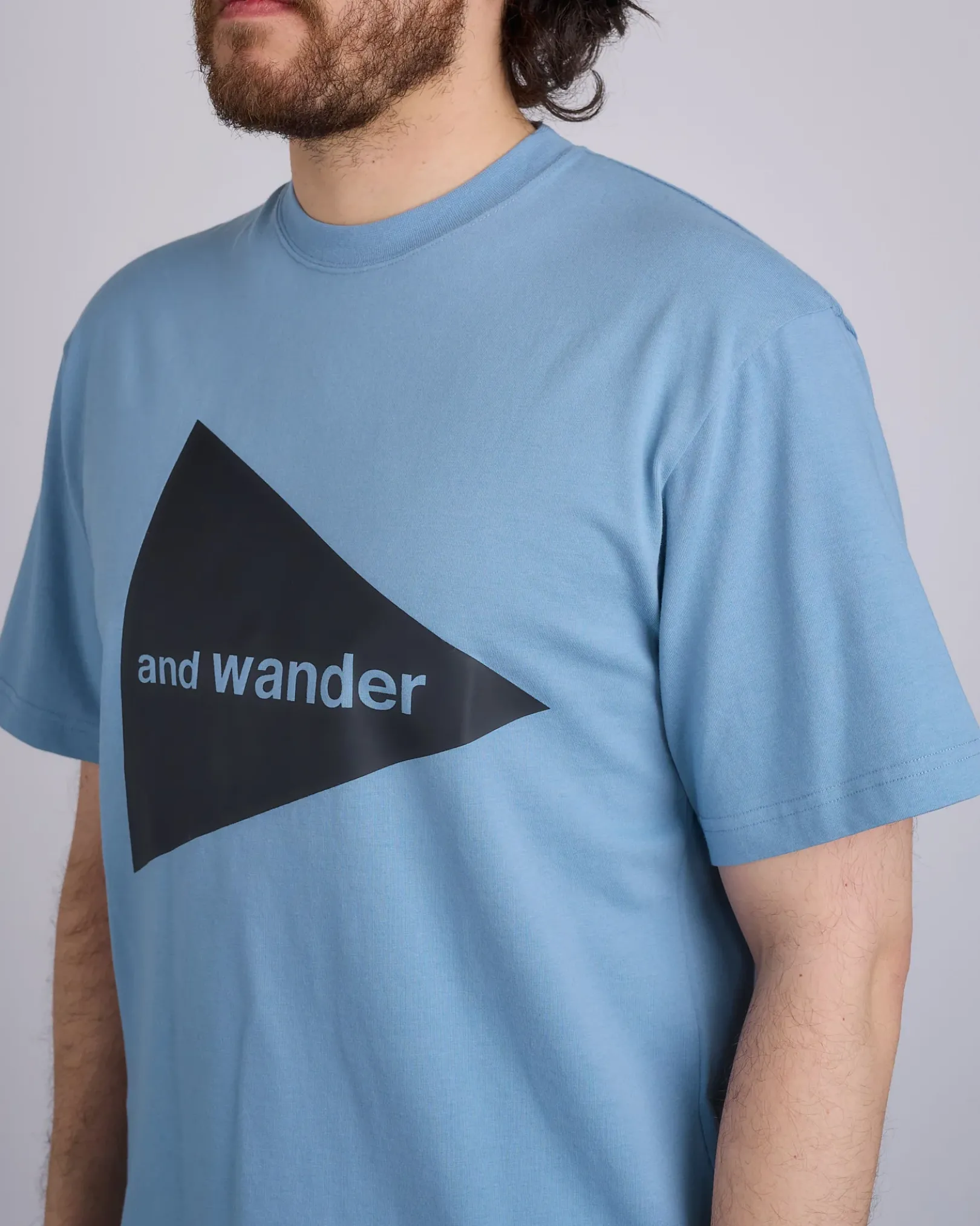 Fashion and wander Log T-Shirt Light Blue