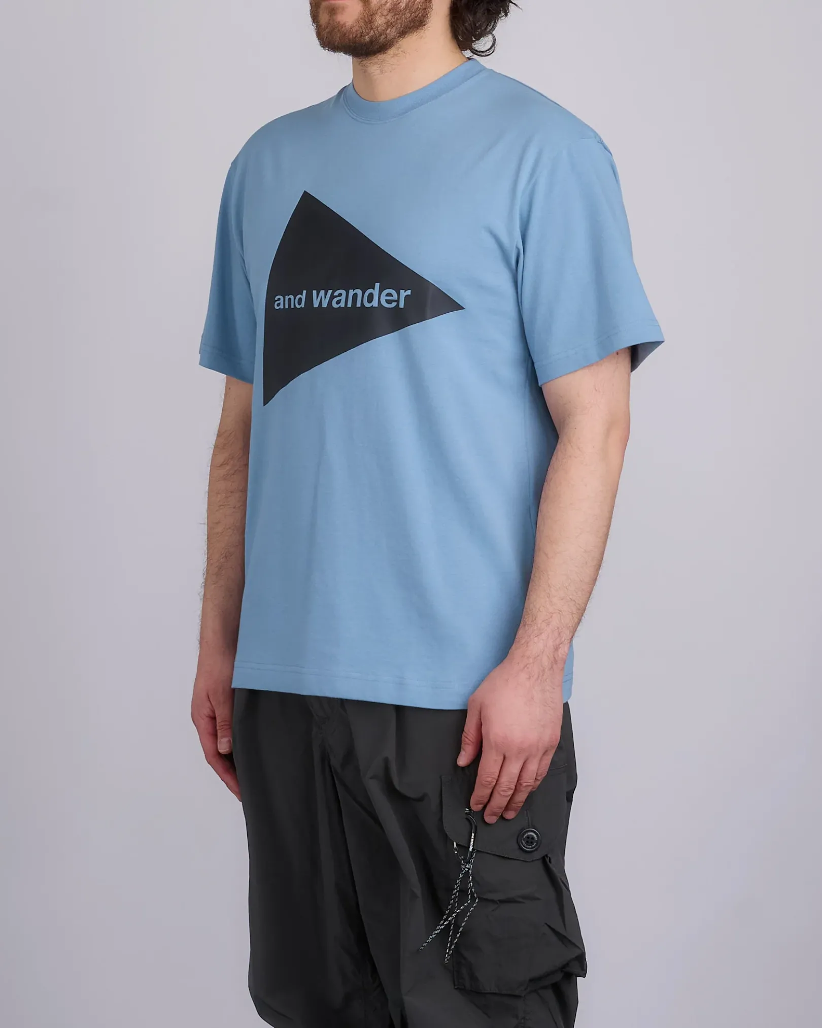 Fashion and wander Log T-Shirt Light Blue