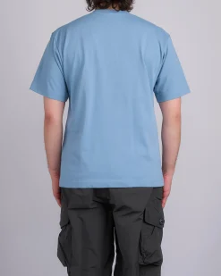 Fashion and wander Log T-Shirt Light Blue