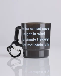 New and wander Logo PP Mug Black