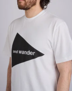 Outlet and wander Logo T-Shirt White