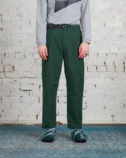 Sale and wander Nylon Chino Tuck Tapered Pant Green