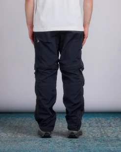 Online and wander Nylon Taffeta Hiker 2-Way Pant Black