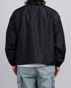 Clearance and wander Oversized Rip Nylon Jacket Black