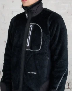 Fashion and wander Polartec High Loft Fleece Jacket Black