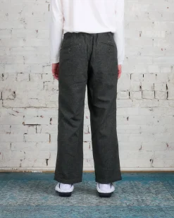 Hot and wander REWOOL Tweed Wide Pant Khaki