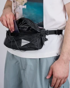 Fashion and wander Sil Nylon Waist Bag Charcoal