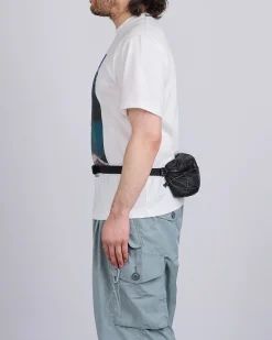 Fashion and wander Sil Nylon Waist Bag Charcoal