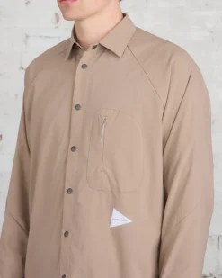 Sale and wander Thermolite Fleece Base LS Shirt Beige