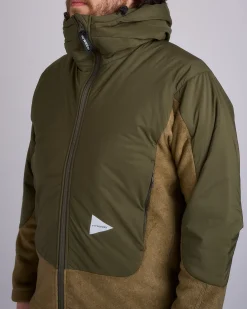 New and wander Top Fleece Jacket Khaki