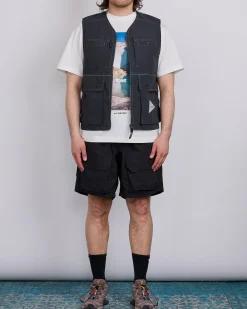 New and wander Tough Aramid Cargo Vest (M) Charcoal