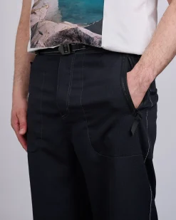 Fashion and wander Vent Nylon Pant Black