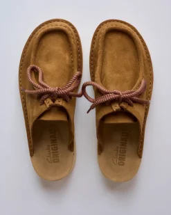 Outlet Clarks Originals Men's DSRT Nomad Mule Cola Suede