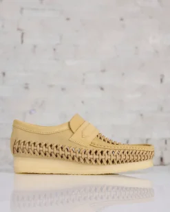 Online Clarks Originals Men's Wallabee Loafer Weave Maple Suede