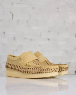 Online Clarks Originals Men's Wallabee Loafer Weave Maple Suede