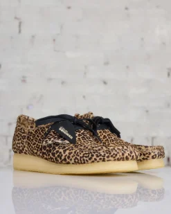 Online Clarks Originals Men's Wallabee Leopard Print