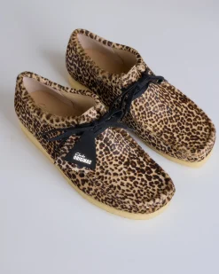 Online Clarks Originals Men's Wallabee Leopard Print