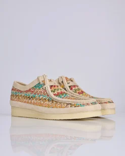 Fashion Clarks Originals Wallabee Multi Raffia