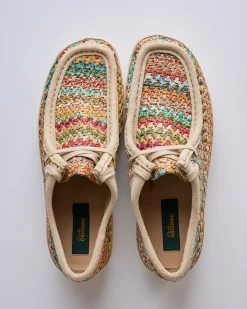 Fashion Clarks Originals Wallabee Multi Raffia