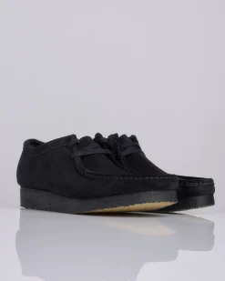 Clearance Clarks Originals Wallabee Black Suede
