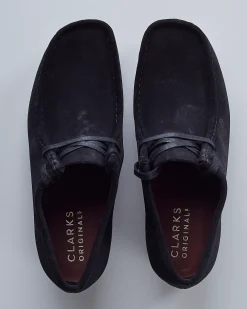 New Clarks Originals Clarks Wallabee Black Suede
