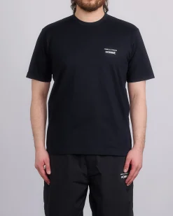 Sale COMME des GARÇONS HOMME Cotton Jersey Chest Logo T-Shirt Black