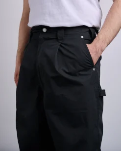 Clearance COMME des GARÇONS HOMME Cotton Poly Weather Carpenter Pant Black