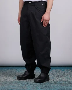Clearance COMME des GARÇONS HOMME Cotton Poly Weather Carpenter Pant Black