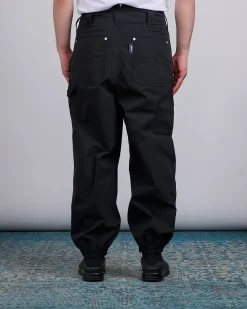 Clearance COMME des GARÇONS HOMME Cotton Poly Weather Carpenter Pant Black
