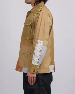 Best COMME des GARÇONS HOMME Nylon Back Satin Chore Jacket Multi Mix