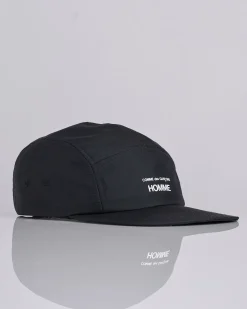 Fashion COMME des GARÇONS HOMME Nylon Weather Briefing 5-Panel Cap Black