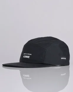 Fashion COMME des GARÇONS HOMME Nylon Weather Briefing 5-Panel Cap Black
