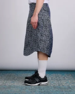 Clearance COMME des GARÇONS HOMME Plus Paisley Pattern Oversized Short Black