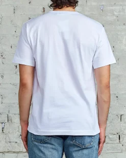 Online Comme des Garçons PLAY Large Chest Black Heart T-Shirt White / Black