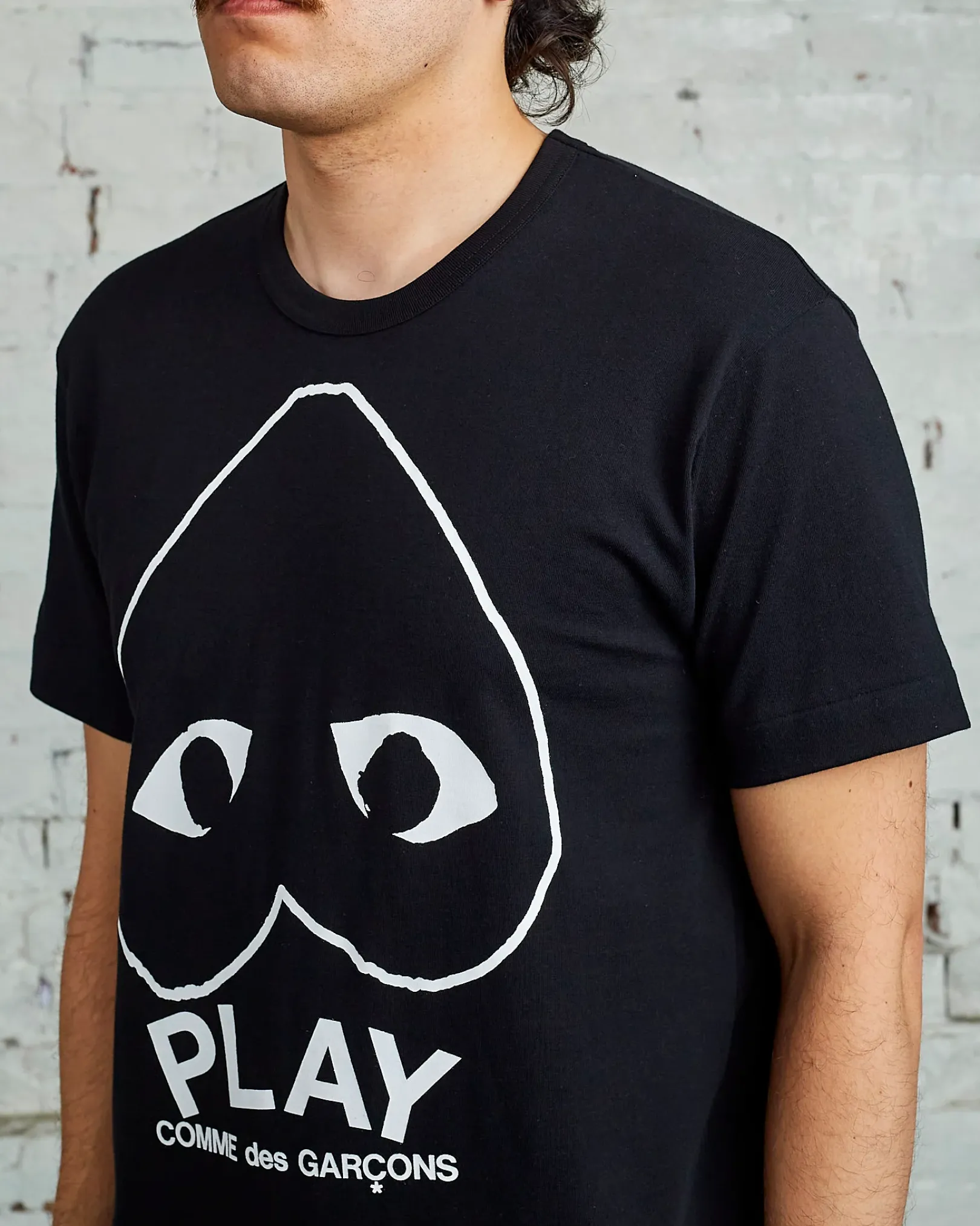 Sale Comme des Garçons PLAY PLAY Logo T-Shirt Black