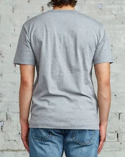 Sale Comme des Garçons PLAY PLAY Logo T-Shirt Grey