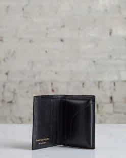 Fashion Comme des Garçons WALLET Classic Leather Line A Bi-Fold Wallet Black