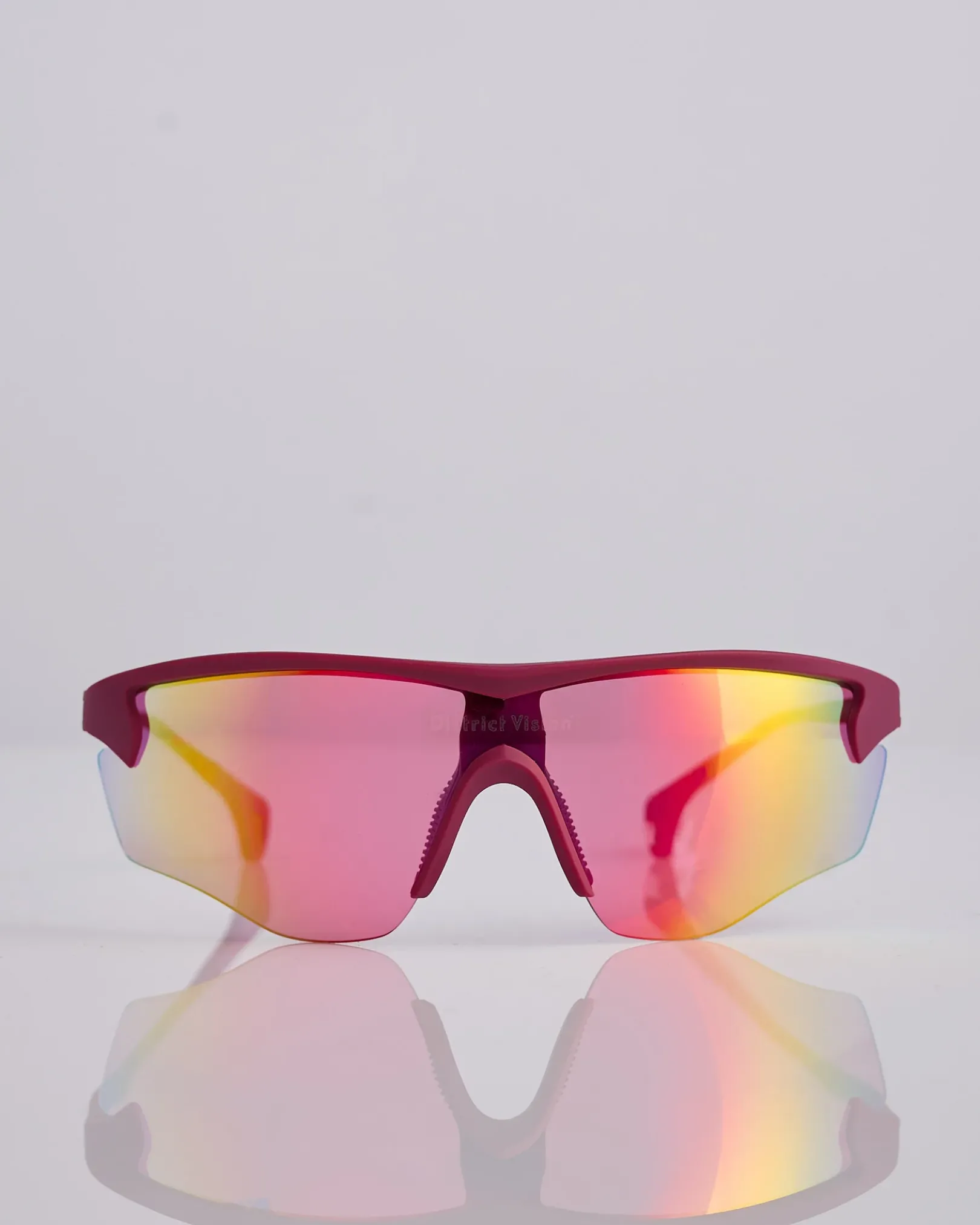 Fashion District Vision Junya Racer Sunglass Raspberry D+ Spectral Mirror