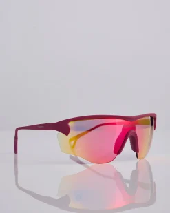 Fashion District Vision Junya Racer Sunglass Raspberry D+ Spectral Mirror