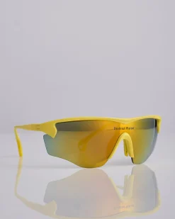 Hot District Vision Junya Racer Sunglass Canary D+ Gold Mirror