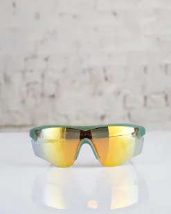 Discount District Vision Junya Sunglass Green / Fire Mirror