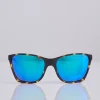 Fashion District Vision Keiichi Sunglass Tortoise D+ Blue Mirror