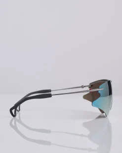 Hot District Vision Kohei Aero Blade Titanium Sunglass Graphite D+ Amber Mirror