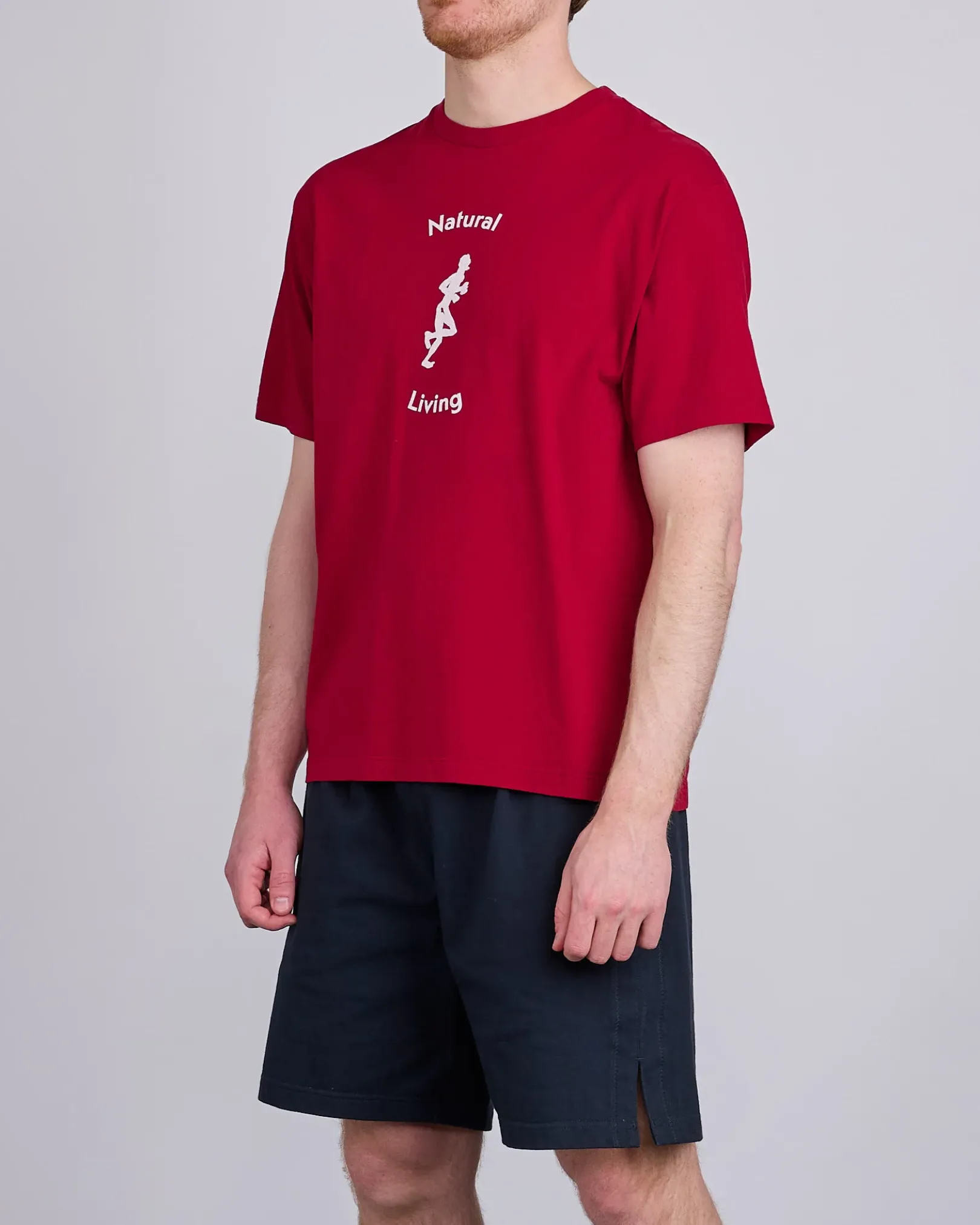 Outlet District Vision Living Cotton T-Shirt Red
